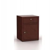 200 Series Bedside Table- with1 Drawer and 1 Door